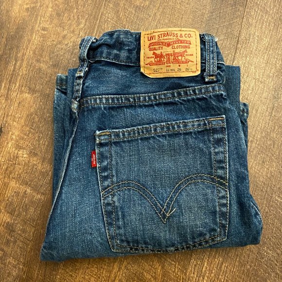 Levi's 527 Boot Cut Jeans - Size 12 - Picture 8 of 9